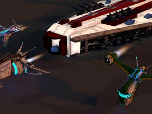 spaceship package 3Dモデル