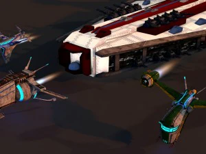 spaceship package 3D Model