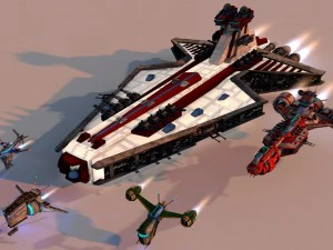 spaceship package 3D Model