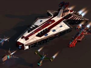 spaceship package 3D Model