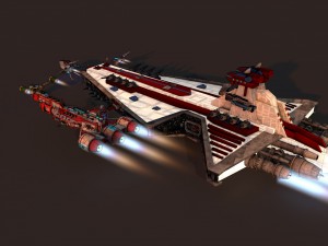 spaceship package 3Dモデル
