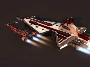 spaceship package 3D Model