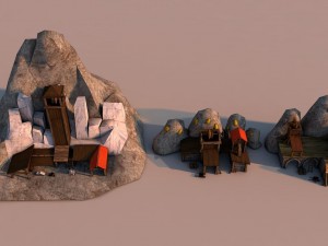 mines rome 3D Model