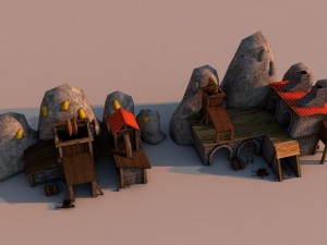 mines rome Model 3D