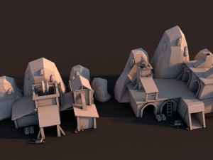 mines rome Model 3D