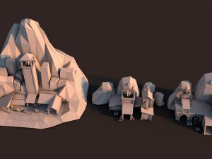 mines rome Model 3D