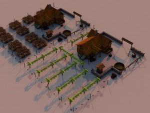 farm rome 3D Model