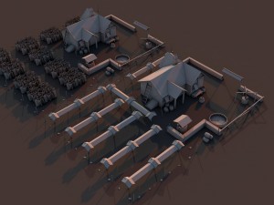 farm rome 3D Model