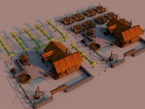 farm rome 3D Model