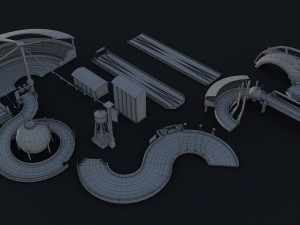 racetrack 3D Модель