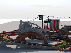 racetrack 3D Модель