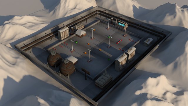 racecourse 3D Model .c4d .max .obj .3ds .fbx .stl .blend 