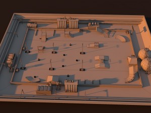 racecourse 3D Model