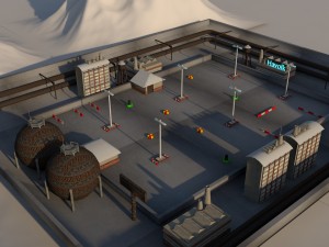 racecourse 3D Model