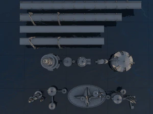 sici-fi city package 3D Model