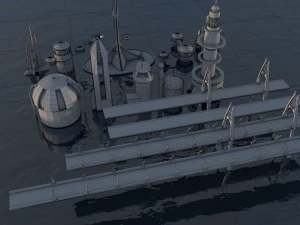 sici-fi city package 3D Model