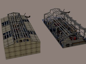 military area 2 Model 3D