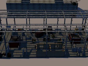 military area 2 3D Model