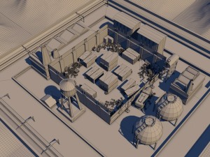 military area 1 Modèle 3D