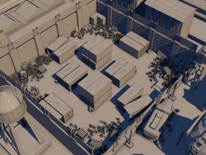 military area 1 Modèle 3D