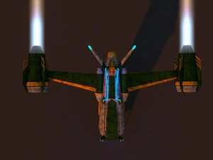 spaceship 2 3D Model