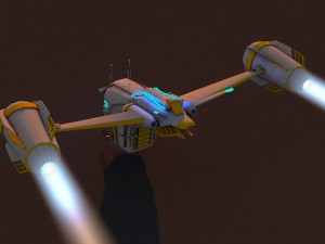 spaceship 2 3D 模型