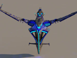 spaceship 1 3D Model