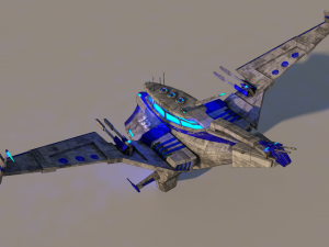 spaceship 1 Modello 3D
