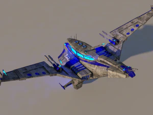 spaceship 1 3D Model