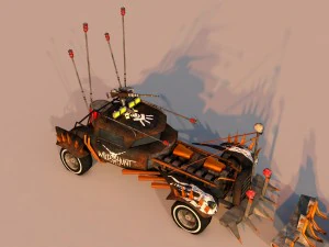 バトルカー1 3Dモデル