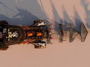 battle car 1 Modello 3D