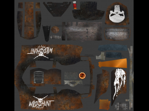 battle car 1 Modello 3D