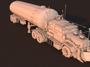 battle truck Modelo 3D