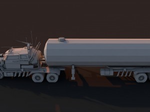 battle truck Modelo 3D