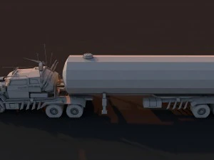 battle truck 3D Model