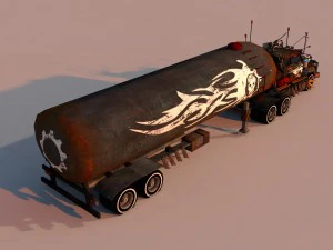 battle truck 3D Model
