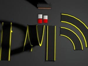 pista de carreras mino Modelo 3D