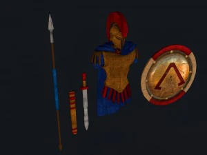 sparta armor 3D Model