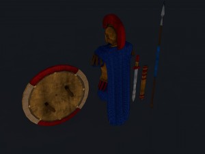 sparta armor 3D Model