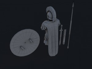 sparta armor 3D Model