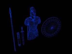 armure de Sparte Modèle 3D