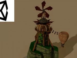 Wikingerm&uuml;hle 3D Modell