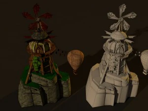 viking mill 3D Model