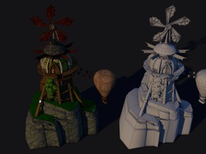 viking mill 3D Model
