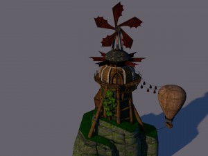 viking mill 3D Model