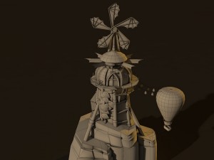 viking mill 3D Model
