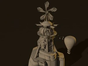 viking mill 3D Model