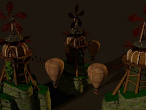 viking mill 3D Model