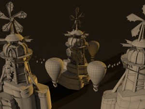 viking mill 3D Model