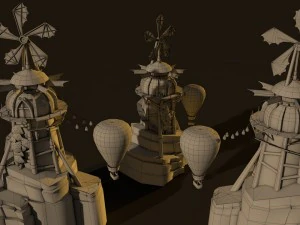 viking mill 3D Model